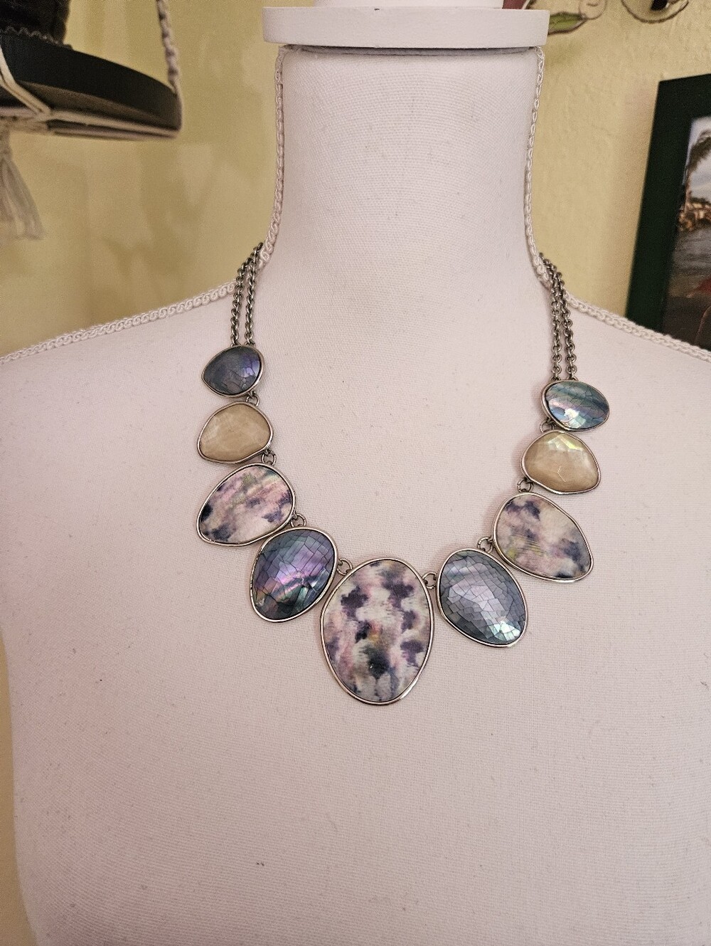 Chloe + Isabel Waterlilly  Statement Multi-Stone Necklace